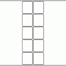 1068 - Label Size 48mm x 56mm - 2,360 labels per roll 