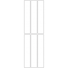 10687 - Label Size 30mm x 160mm - 1270 labels per roll 