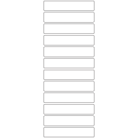 10694 - Label Size 102mm x 20mm - 3010 labels per roll
