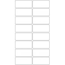 10709 - Label Size 80mm x 35mm - 3640 labels per roll 