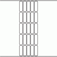 1071 - Label Size 17mm x 55mm - 5,900 labels per roll