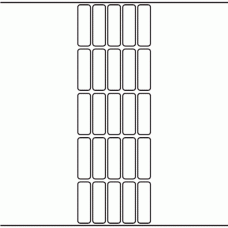 1071 - Label Size 17mm x 55mm - 5,900 labels per roll 