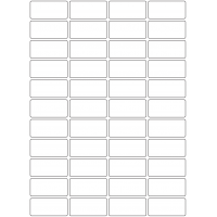 10717 - Label Size 53mm x 25mm - 10000 labels per roll