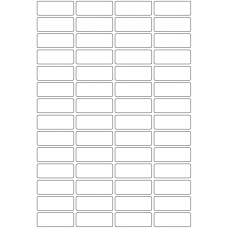 10719 - Label Size 50mm x 19mm - 12730 labels per roll 