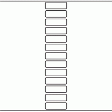 1072 - Label Size 55mm x 17mm - 3,250 labels per roll 