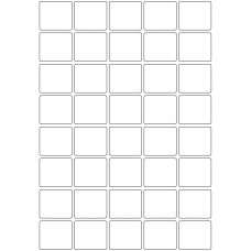 10720 - Label Size 40mm x 35mm - 9090 labels per roll 