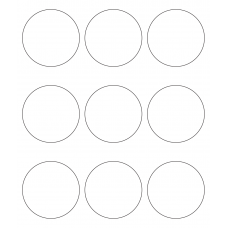10728 - Label Size 74mm dia - 2130 labels per roll 