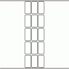 1073 - Label Size 26mm x 54mm - 3,540 labels per roll 