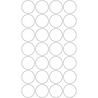 10730 - Label Size 41mm dia - 6360 labels per roll