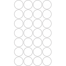 10730 - Label Size 41mm dia - 6360 labels per roll 