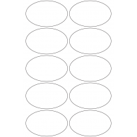 10732 - Label Size 90mm x 56mm - 2370 labels per roll