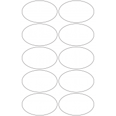 10732 - Label Size 90mm x 56mm - 2370 labels per roll 
