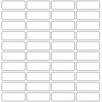 10735 - Label Size 48mm x 17mm - 13360 labels per roll