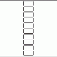 1074 - Label Size 54mm x 26mm - 2,300 labels per roll