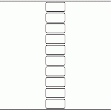 1074 - Label Size 54mm x 26mm - 2,300 labels per roll 