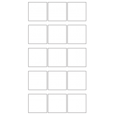 10747 - Label Size 48mm x 48mm - 3560 labels per roll 