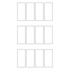 10748 - Label Size 34mm x 75mm - 2840 labels per roll 