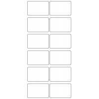 10751 - Label Size 60mm x 40mm - 3010 labels per roll