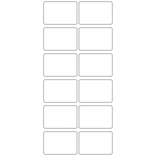 10751 - Label Size 60mm x 40mm - 3010 labels per roll 