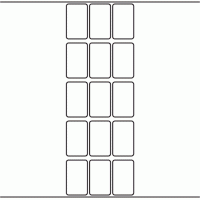 1077 - Label Size 30mm x 50mm - 3,750 labels per roll