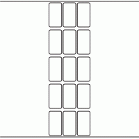 1078 - Label Size 26mm x 50mm - 3,750 labels per roll