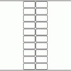 1079 - Label Size 50mm x 26mm - 4,740 labels per roll 