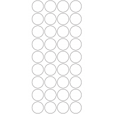 10793 - Label Size 30mm dia - 8530 labels per roll 