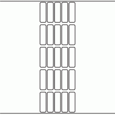 1080 - Label Size 15mm x 50mm - 6,250 labels per roll 