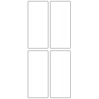 10802 - Label Size 44mm x 103mm - 1300 labels per roll