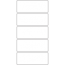10807 - Label Size 105mm x 40mm - 1620 labels per roll 