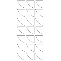 10808 - Label Size 29.056mm x 28.002mm - 6430 labels per roll