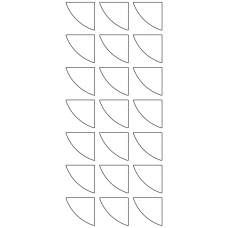 10808 - Label Size 29.056mm x 28.002mm - 6430 labels per roll 