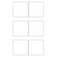 10809 - Label Size 78mm x 78mm - 1420 labels per roll