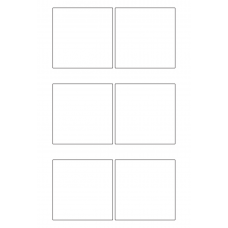 10809 - Label Size 78mm x 78mm - 1420 labels per roll 