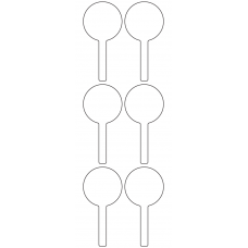10821 - Label Size 40mm x 81mm - 1650 labels per roll 