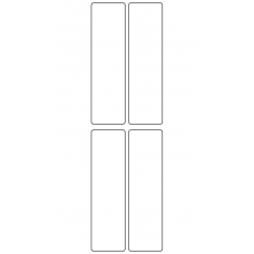 10825 - Label Size 28mm x 100mm - 1340 labels per roll 