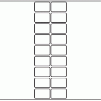 1083 - Label Size 48mm x 30mm - 4,120 labels per roll