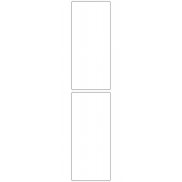 10834 - Label Size 75mm x 170mm - 400 labels per roll