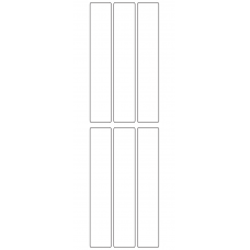10836 - Label Size 25mm x 140mm - 1440 labels per roll 