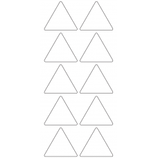 10837 - Label Size 60mm x 52mm - 2450 labels per roll 