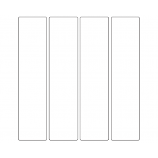 10846 - Label Size 45mm x 195mm - 1380 labels per roll 
