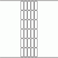 1085 - Label Size 15mm x 46mm - 7,100 labels per roll