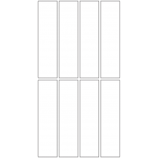 10852 - Label Size 34mm x 136mm - 2000 labels per roll 