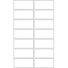 10858 - Label Size 75mm x 34mm - 3760 labels per roll 