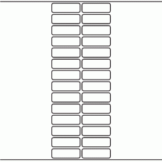 1086 - Label Size 46mm x 15mm - 7,700 labels per roll 