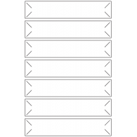 10872 - Label Size 136mm x 27mm - 2270 labels per roll