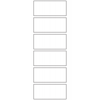 10877 - Label Size 67mm x 30mm - 2070 labels per roll