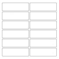 10878 - Label Size 100mm x 30mm - 4130 labels per roll 