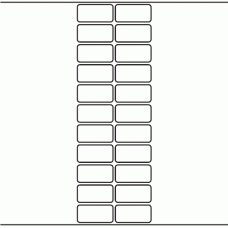 1088 - Label Size 45mm x 22mm - 5,520 labels per roll 