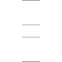 10885 - Label Size 77mm x 48mm - 1340 labels per roll
